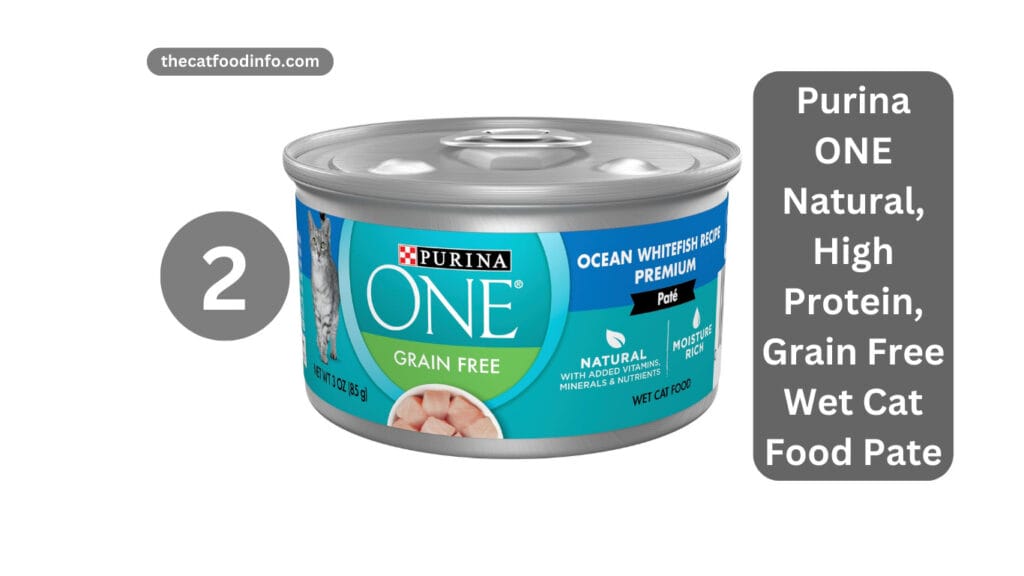 Purina ONE Natural, High Protein, Grain Free Wet Cat Food Pate