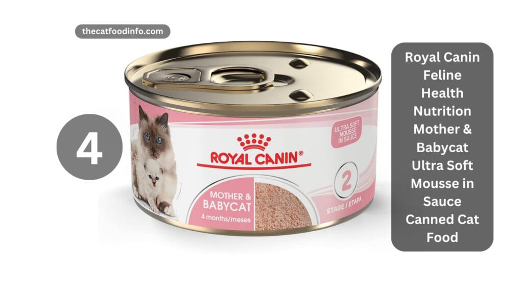 Royal Canin Feline Health Nutrition Mother & Babycat Ultra Soft Mousse in Sauce Canned Cat Food