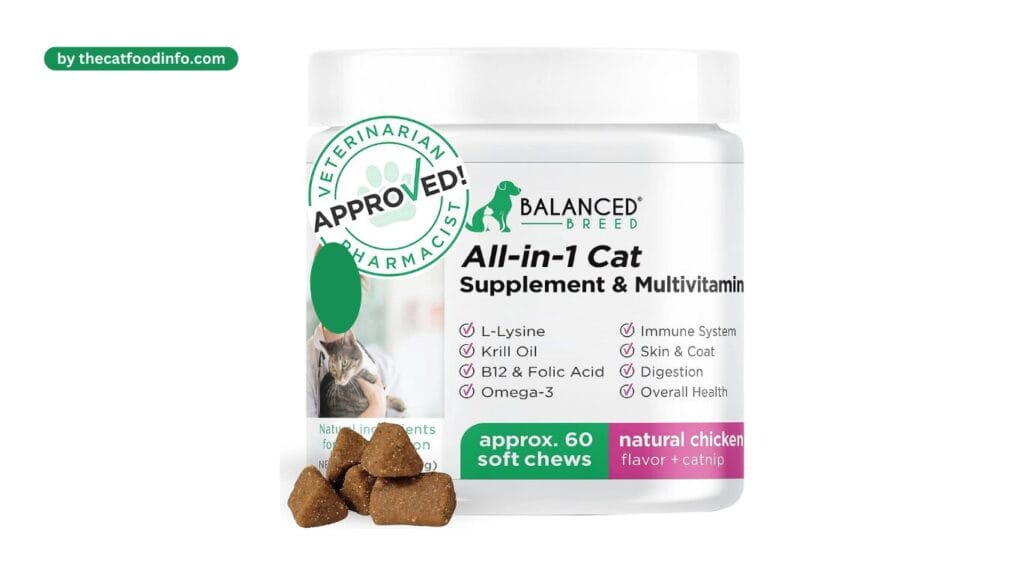 Balanced Breed Veterinarian Pharmacist Approved L-Lysine Cats Supplements