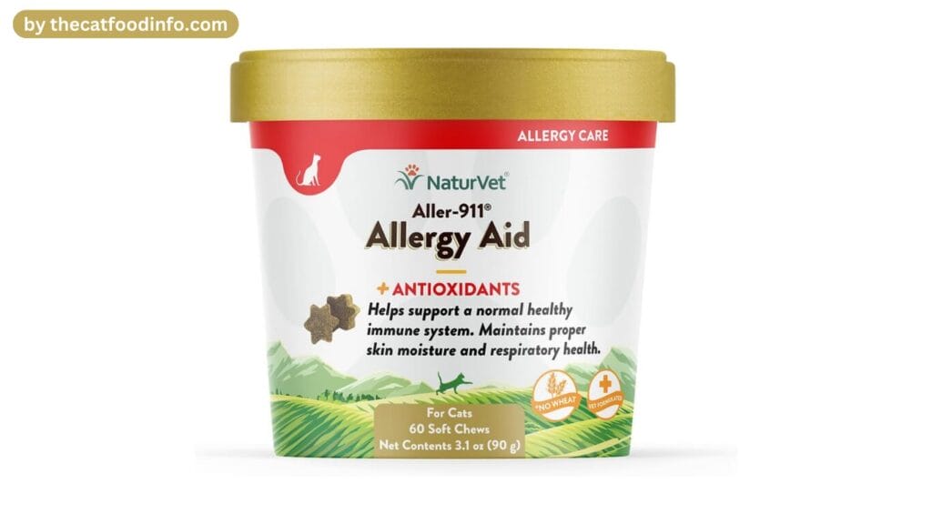 NaturVet – Aller-911 Allergy Aid Plus Antioxidants For Cats