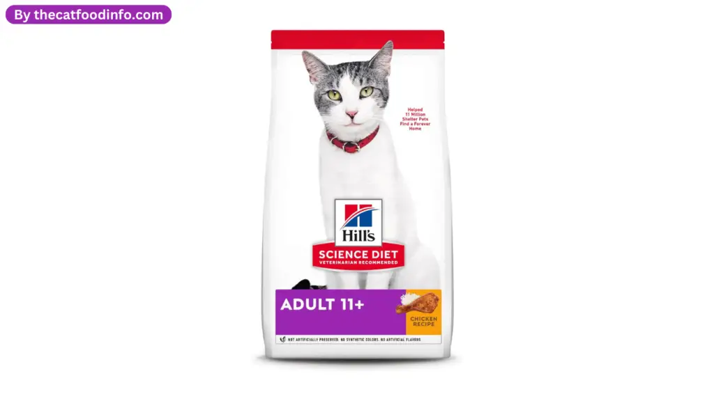 Hill's Science Diet Dry Cat Food, Adult 11+ for Senior Cats