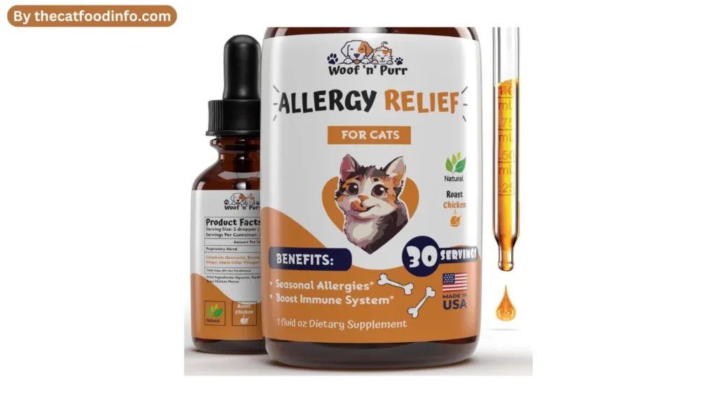 Natural Allergy Relief for Cats - Supports Allergy & Itch Relief for Cats